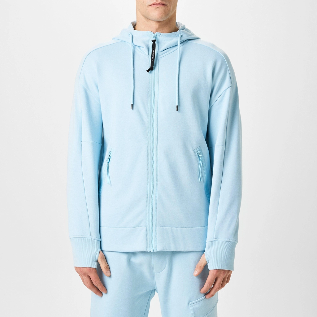 CP Company Goggle Hoodie - Strlght Blu 806